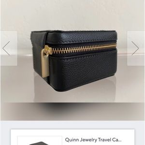 Pottery Barn Quinn Jewelry Box Travel Case NWOT